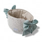 Cesto Flor Bea Beige Con Verde Y Natural