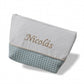 Neceser Plumetti Blanco Con Wafle Verde