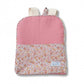 Mochila Con Bolsillo Flor Ocre
