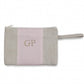 Cartera Mano Natural Con Rosa