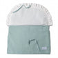 Bolsa Muda Lino Verde Con Blanco Y Natural