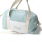 Bolsa Gym Lino Verde Y Blanco