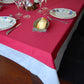 Mantel Rojo Y Gris