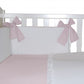 Conjunto Cuna Plumetti Blanco Y Rosa