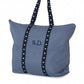 Bolsa Playa Azul Pizarra Punto Blanco