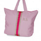 Bolsa Playa Fresa, Dorado Y Fucsia