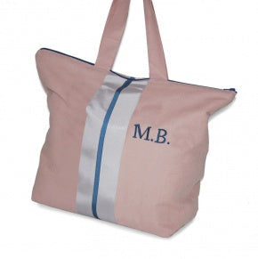 Bolsa Playa Maquillaje Y Gris