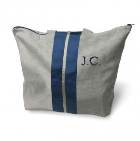 Bolsa Natural Y Cobalto