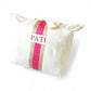 Bolsa Playa Beige Con Dorado Y Fucsia
