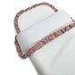Saco Nana Blanco Volante En Rosa Nude