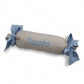 Cojin Rulo Lino Natural Y Azul