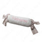 Cojin Rulo Plumetti Blanco Y Flor Nuria Rosa