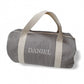 Bolsa Deporte Gris Acero Y Beige