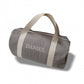 Bolsa Deporte Gris Acero Y Beige