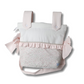 Bolsa Panera En Blanco Con Flor Rosa