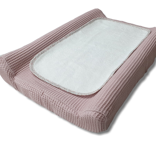 Bajera Cambiador Wafle Rosa