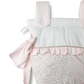 Bolsa Panera En Blanco Con Flor Rosa