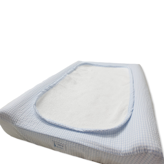 Bajera Cambiador Vichy Azul