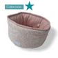 Cesto Reversible Pañales Y Cremas Flor con Nude