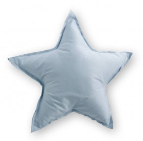 Cojín Estrella Azul Liso